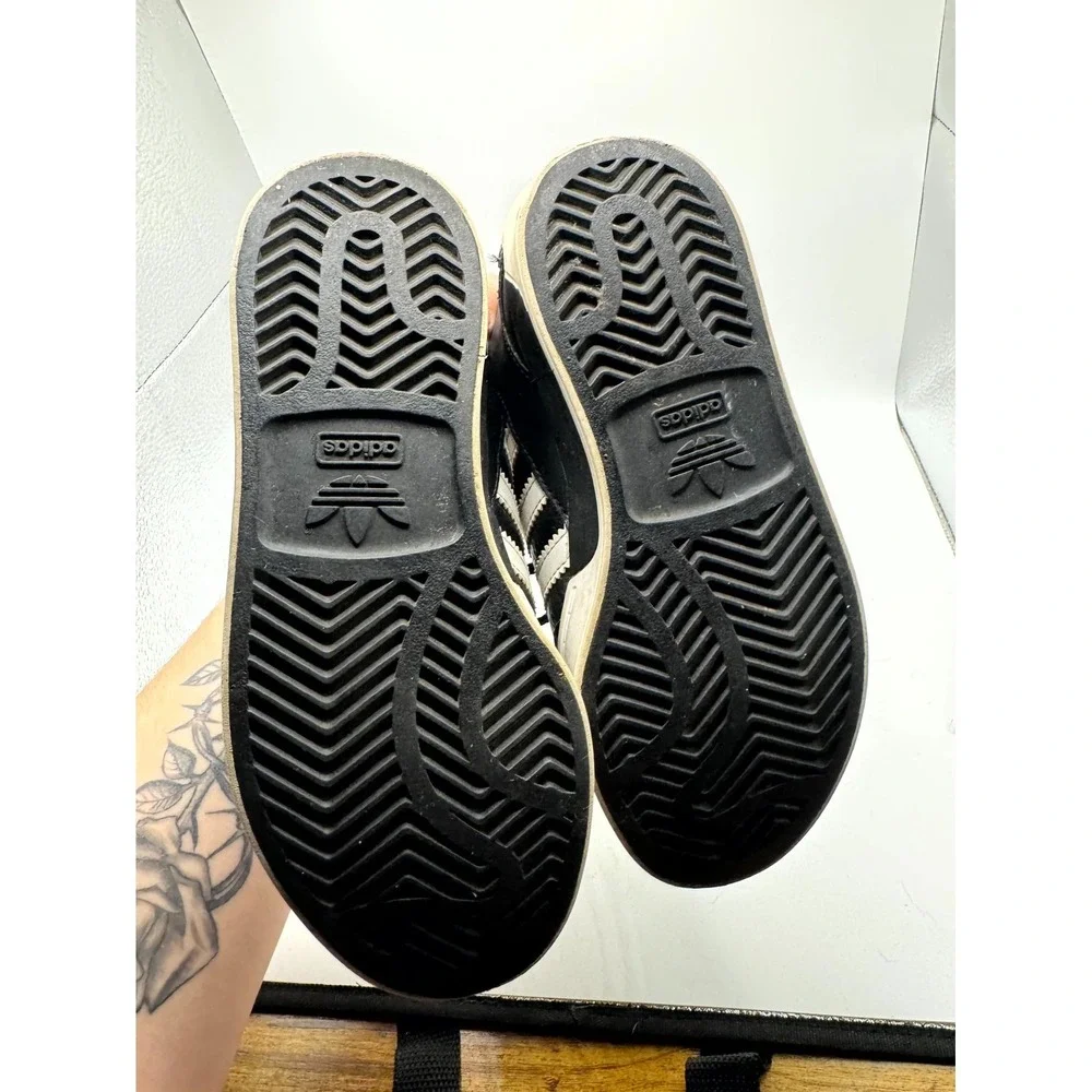 Adidas Originals Drop Step 360 C PS‎ FV5735 Kids 1.5 Sneaker Black Leather Shoes